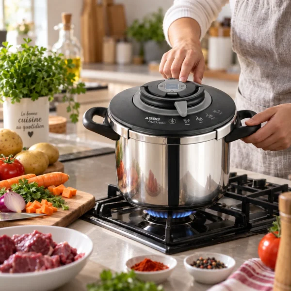 قدر الضغط SEB Clipso+ Chef Inox – 8 لتر — image 3